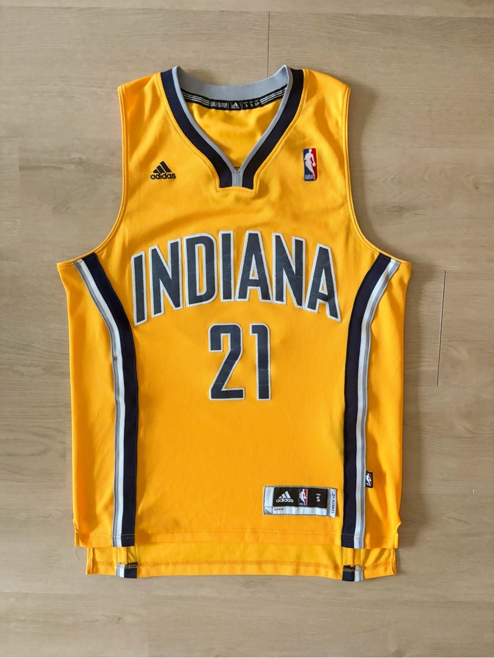INDIANA PACERS DAVID WEST JERSEY SMALL SWINGMAN ADIDAS NBA
